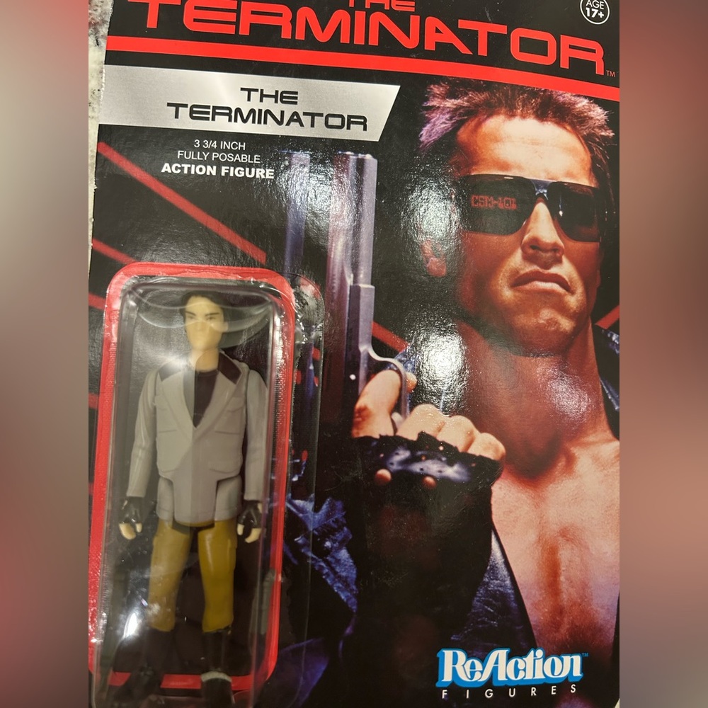 The Terminator Action Figure Funko X Reaction figures